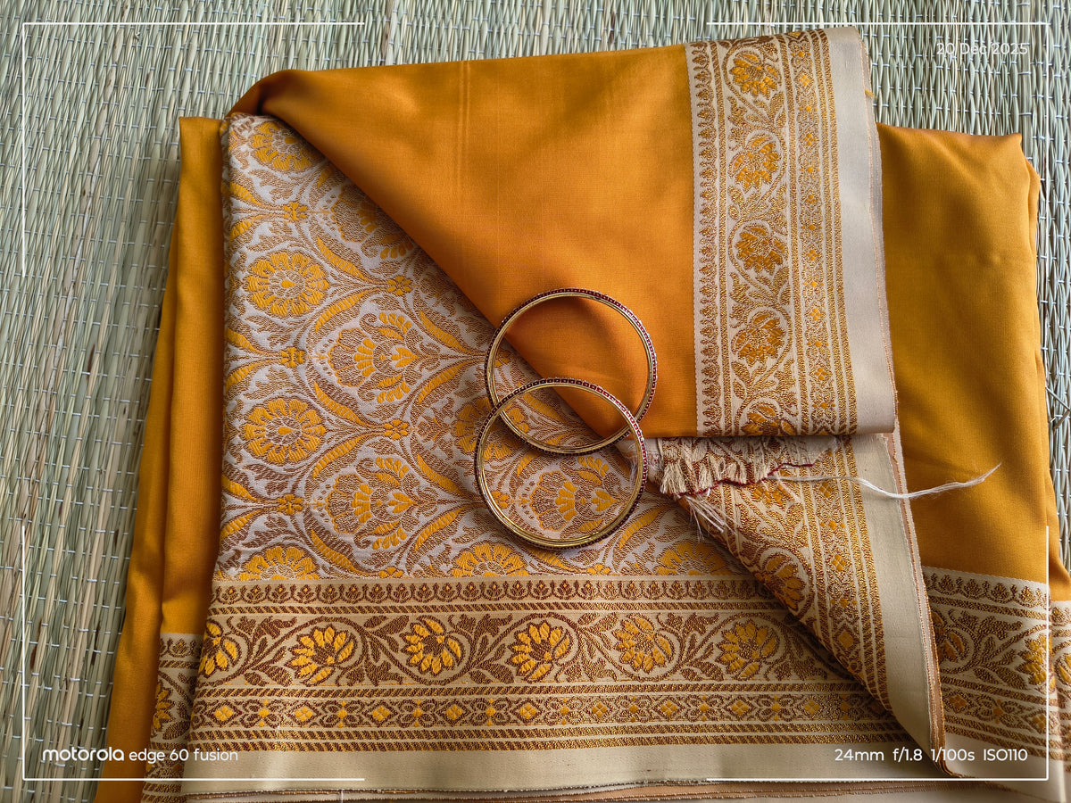 Golden Yellow Soft Silk