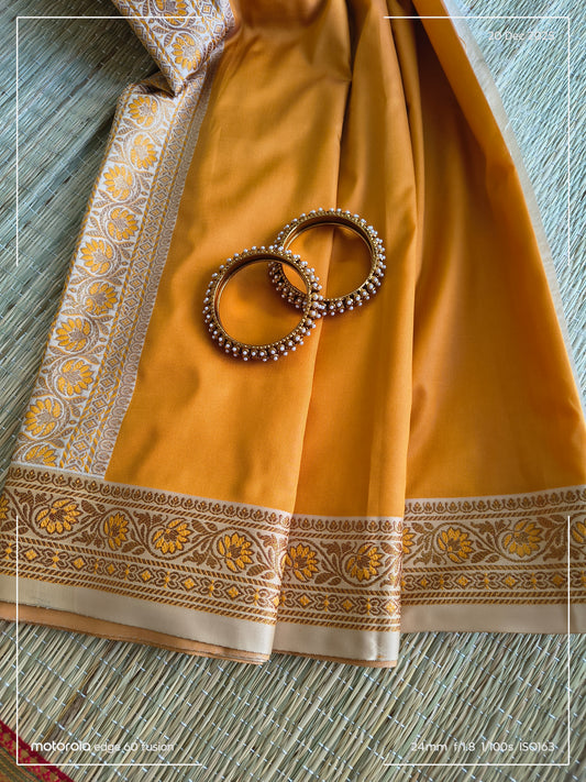Golden Yellow Soft Silk