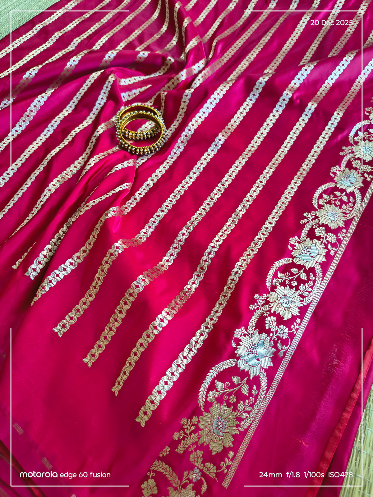 Rani Pink Mashru Silk