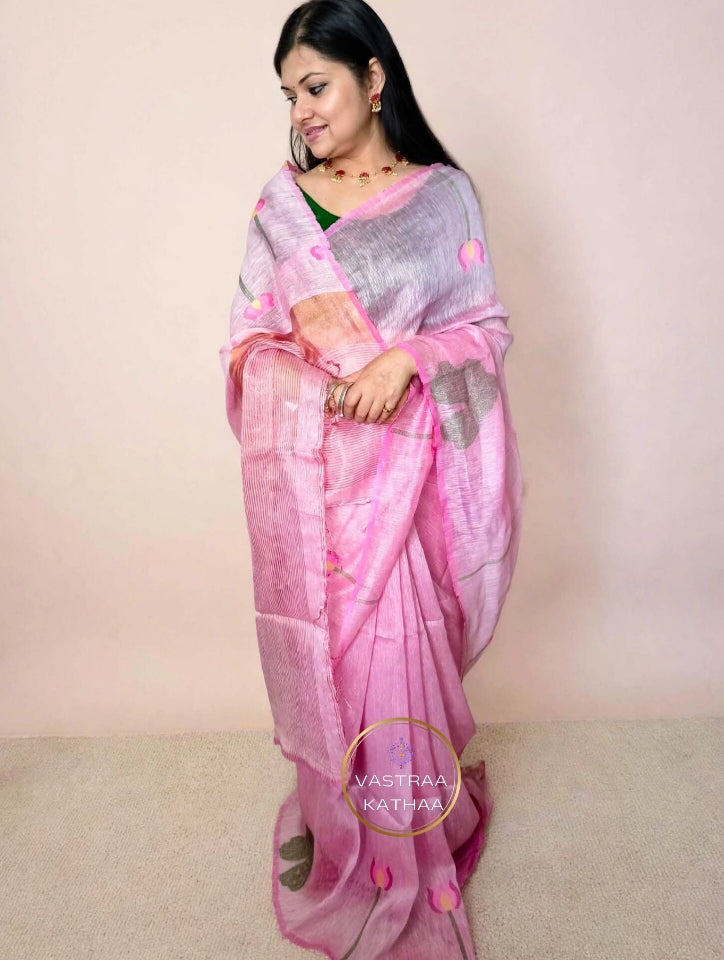 Silk Linen Jamdani