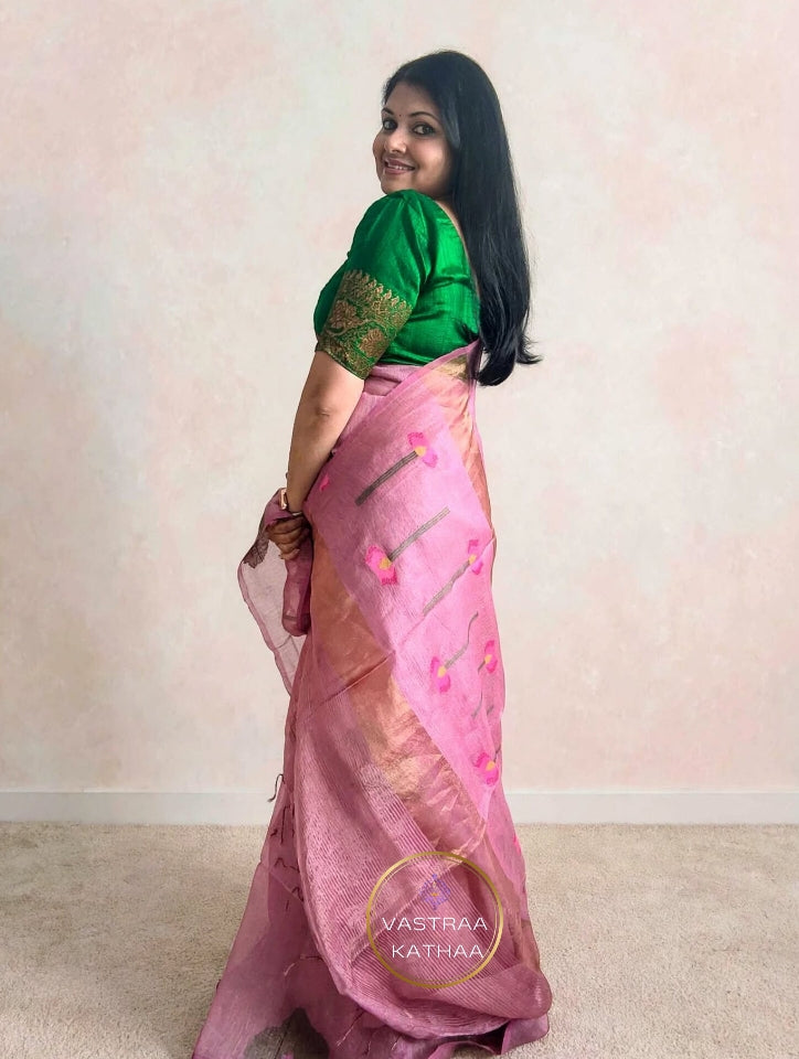 Silk Linen Jamdani