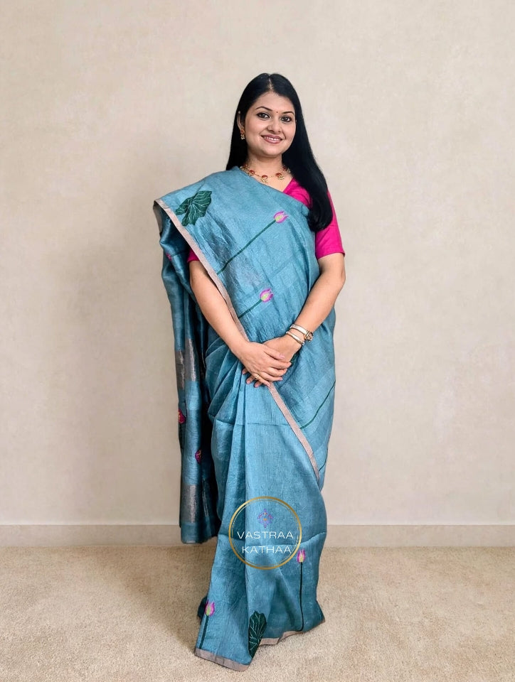 Silk Linen Jamdani