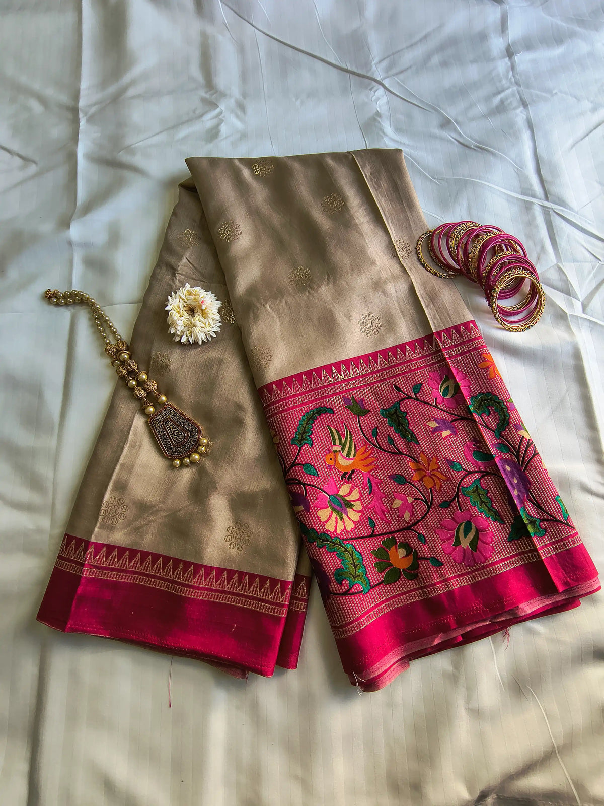 Soft Dola Silk.