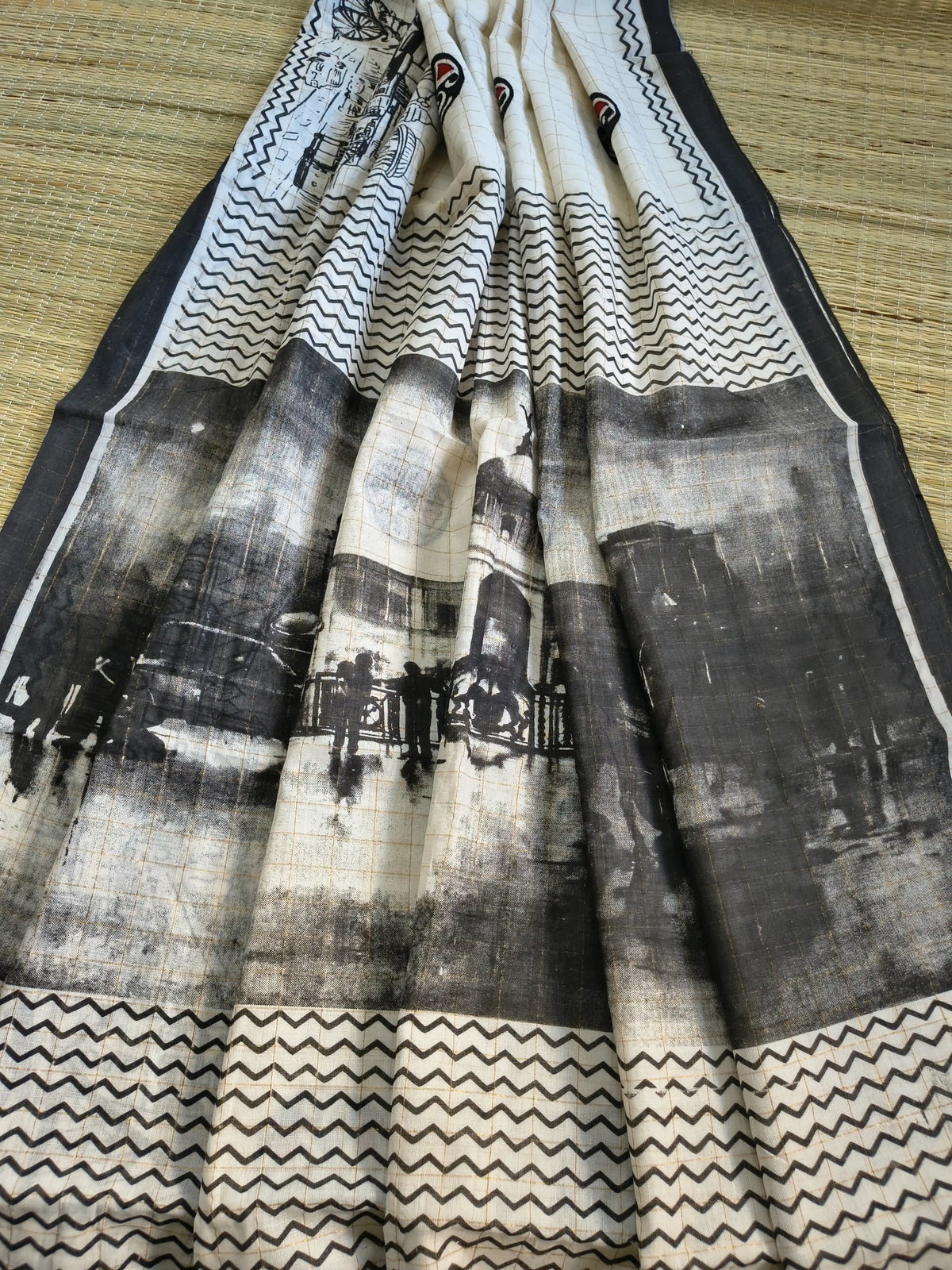 Black Border Dhonekhali Taant