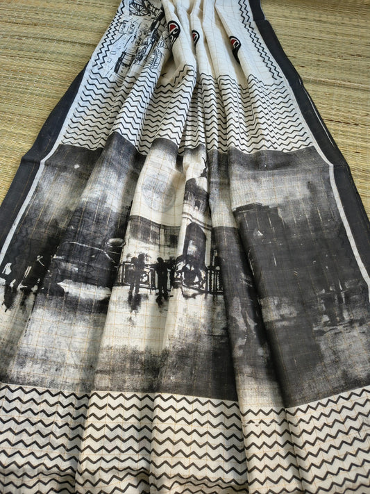 Black Border Dhonekhali Taant