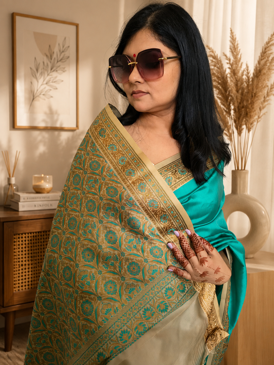 Sea Green Soft Silk