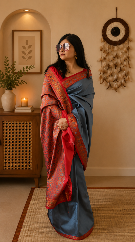 Grey Soft Silk