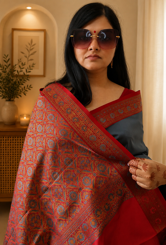 Grey Soft Silk