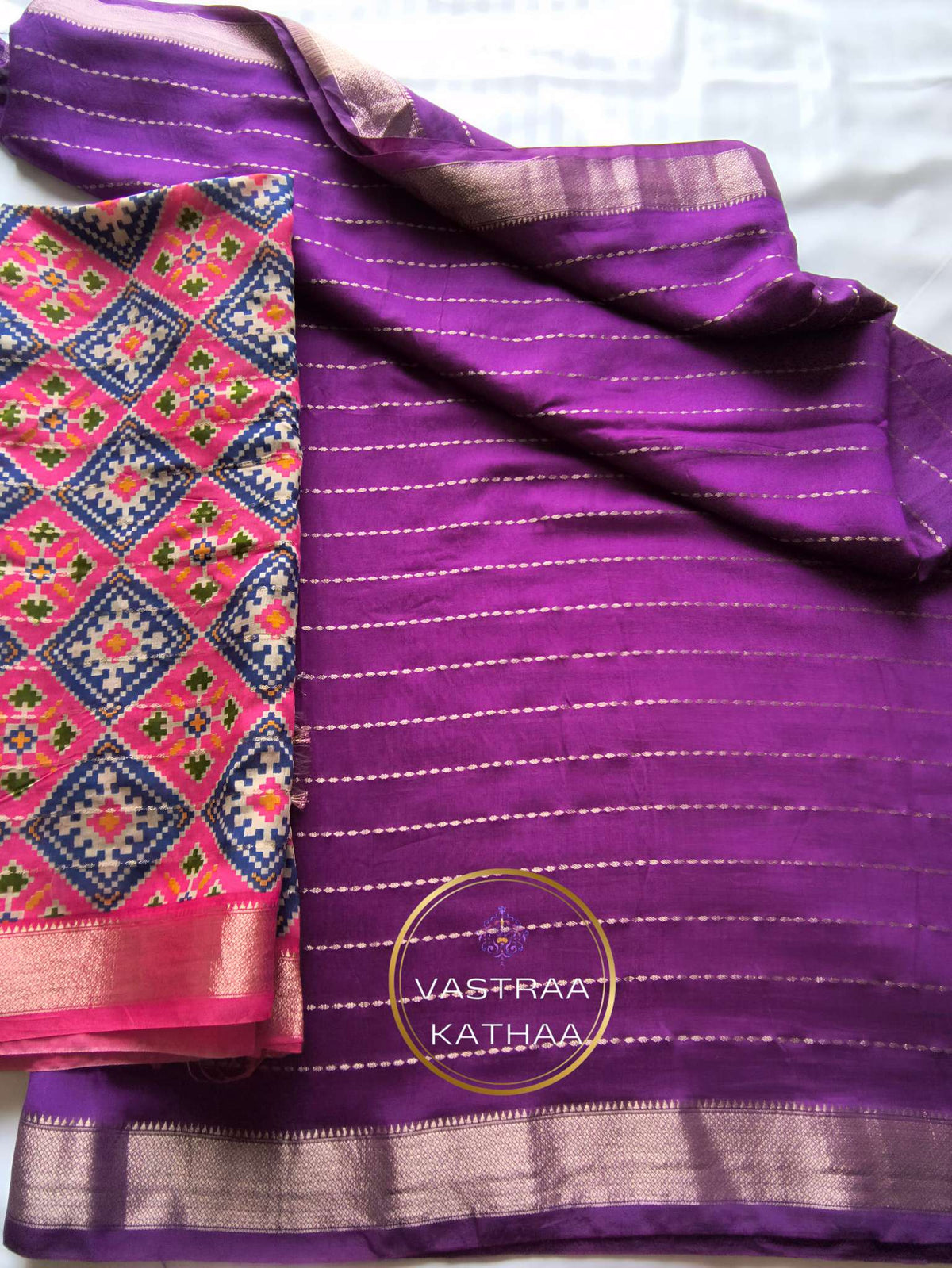 Silk cotton - Purple