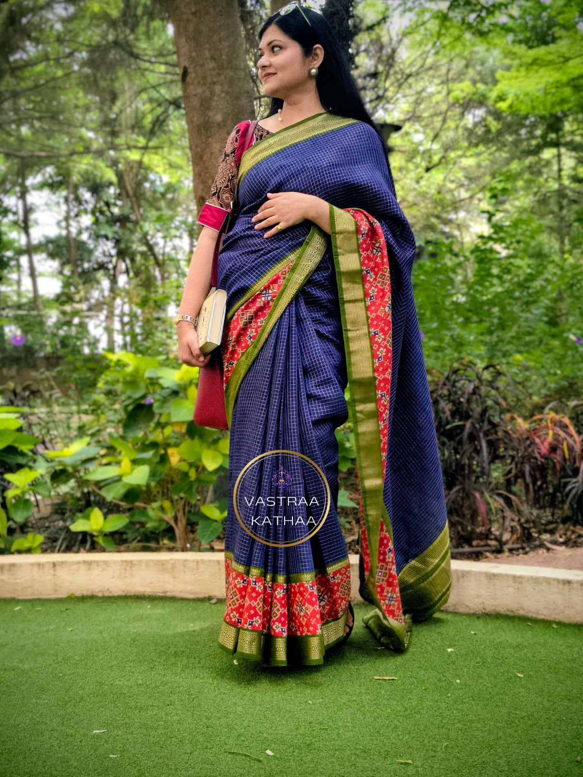 Silk cotton - Blue