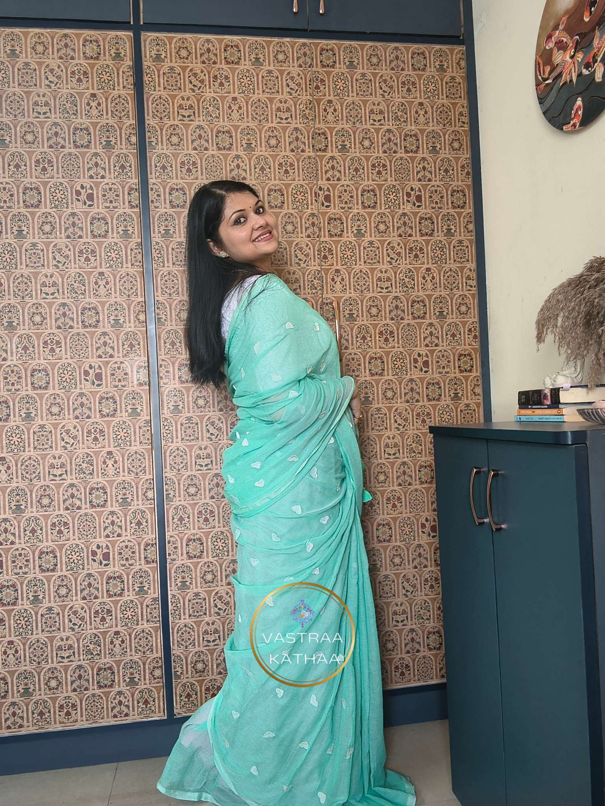 Mul Cotton - Sea green.