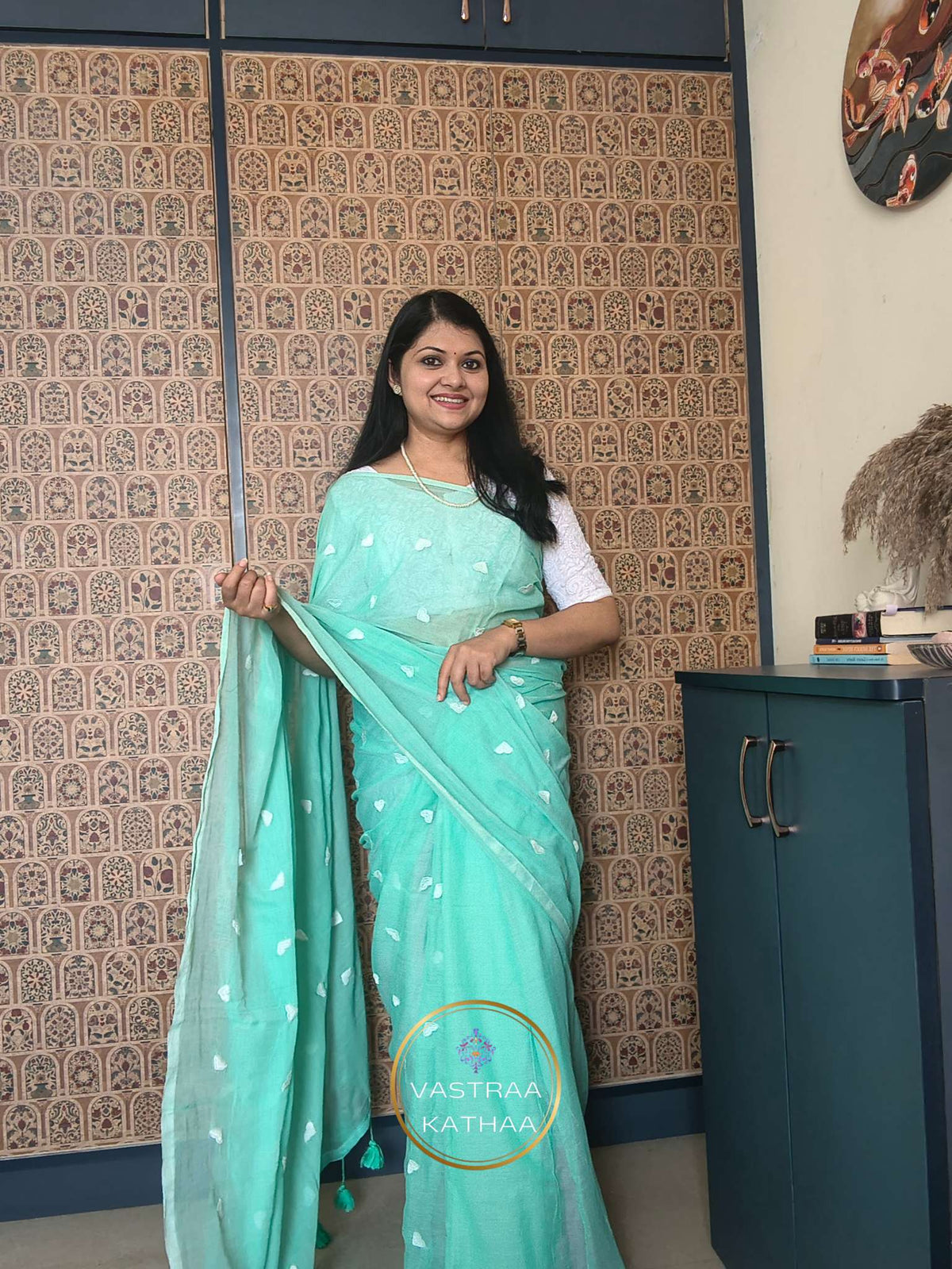Mul Cotton - Sea green.