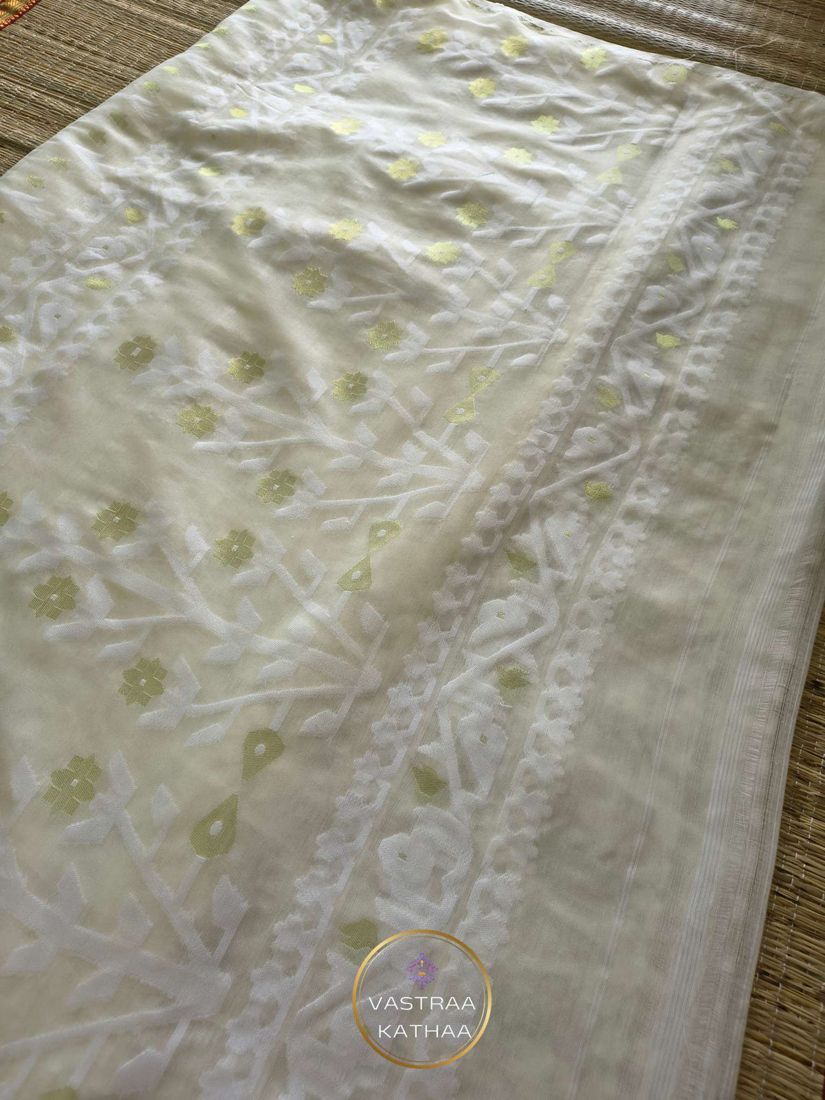 Resham Jamdani - Ivory