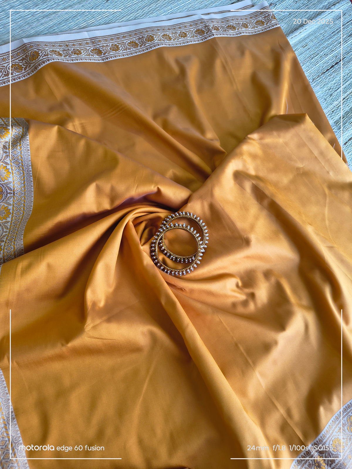 Golden Yellow Soft Silk