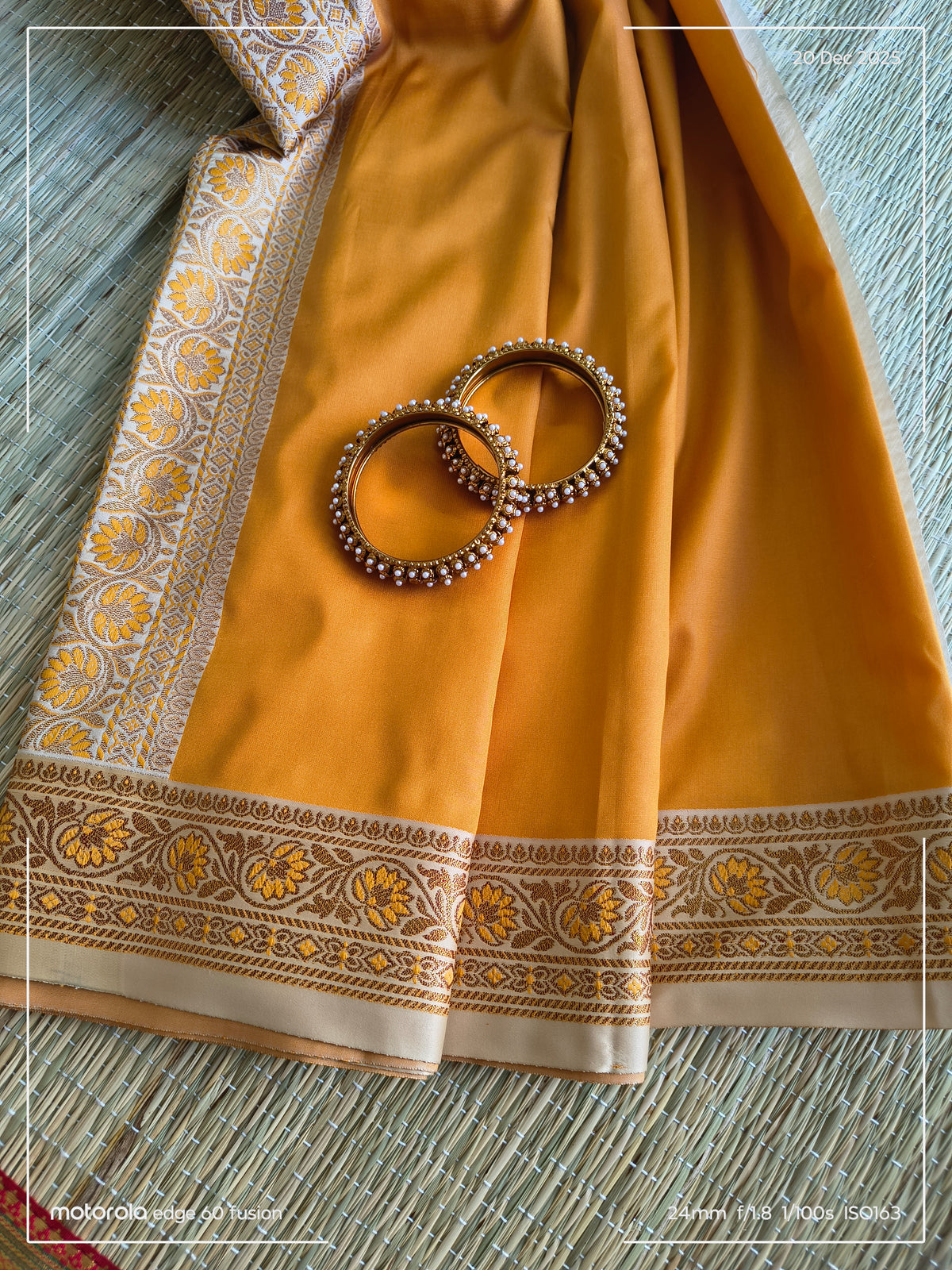 Golden Yellow Soft Silk