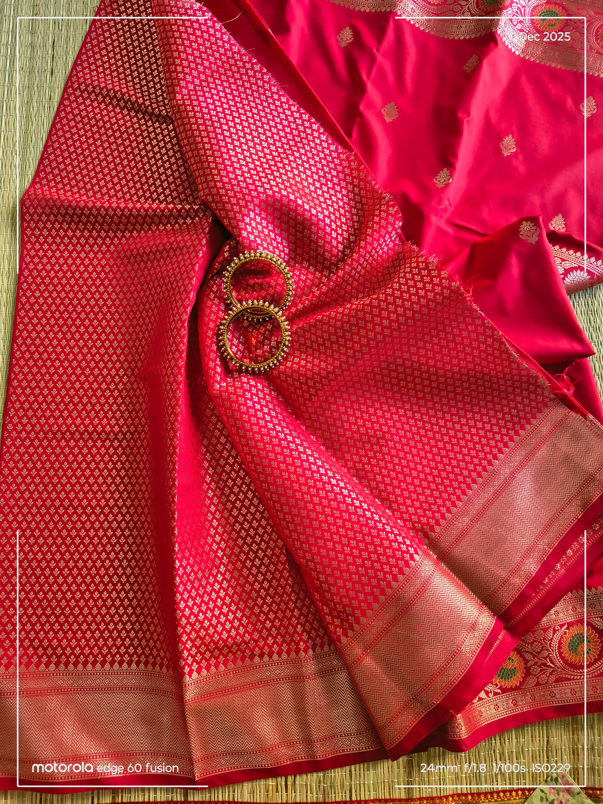 Red Banarasi Soft Silk
