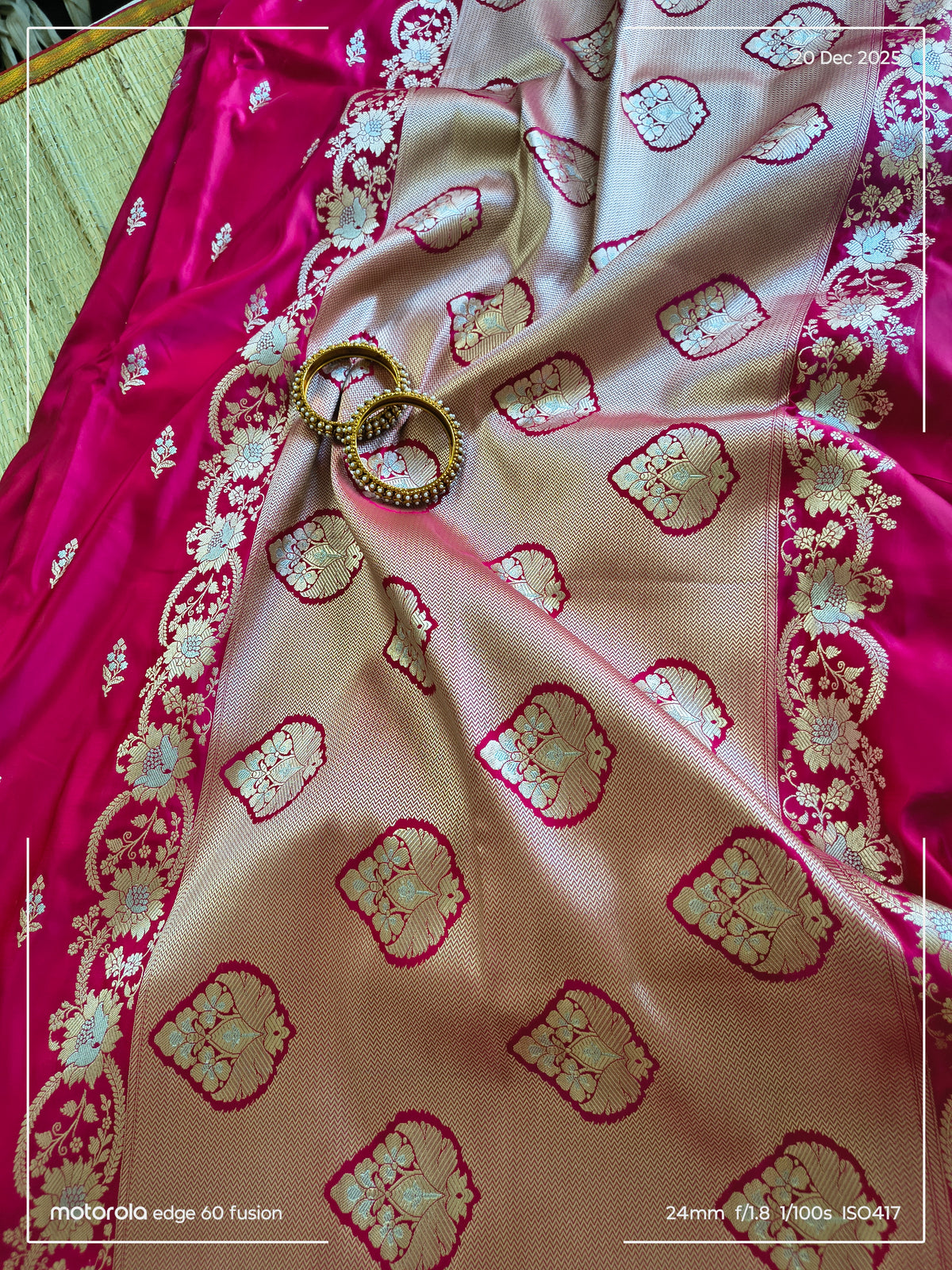 Rani Pink Mashru Silk