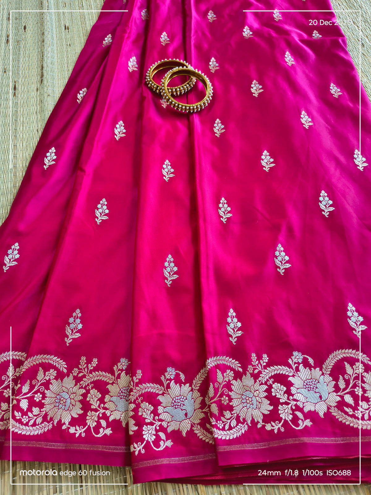 Rani Pink Mashru Silk