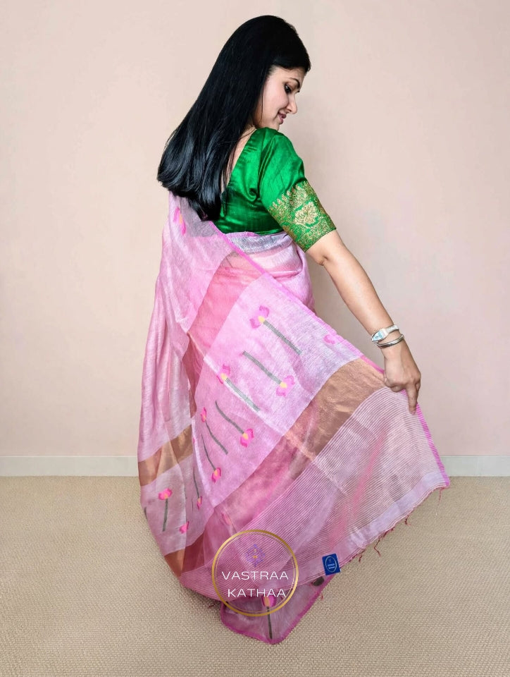 Silk Linen Jamdani