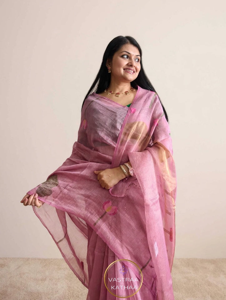 Silk Linen Jamdani