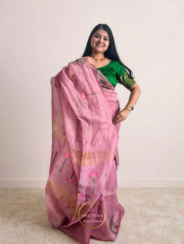 Silk Linen Jamdani
