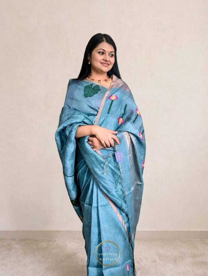 Silk Linen Jamdani